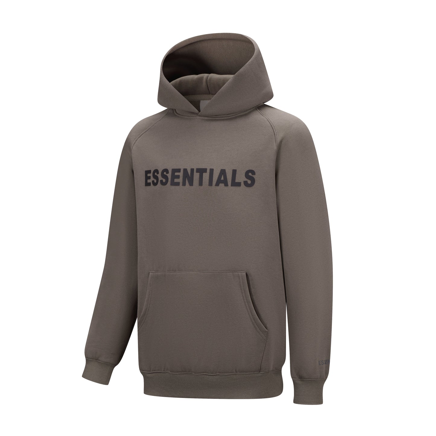 Essentials Hoodie - Cream Oversized Long-Sleeve Pullover Unisex