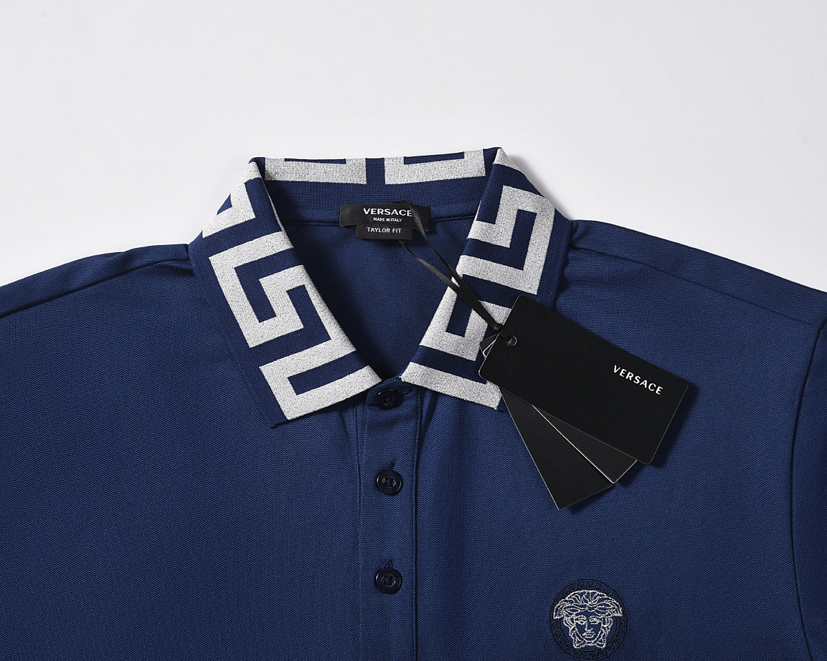 Embellished Collar Polo Shirt