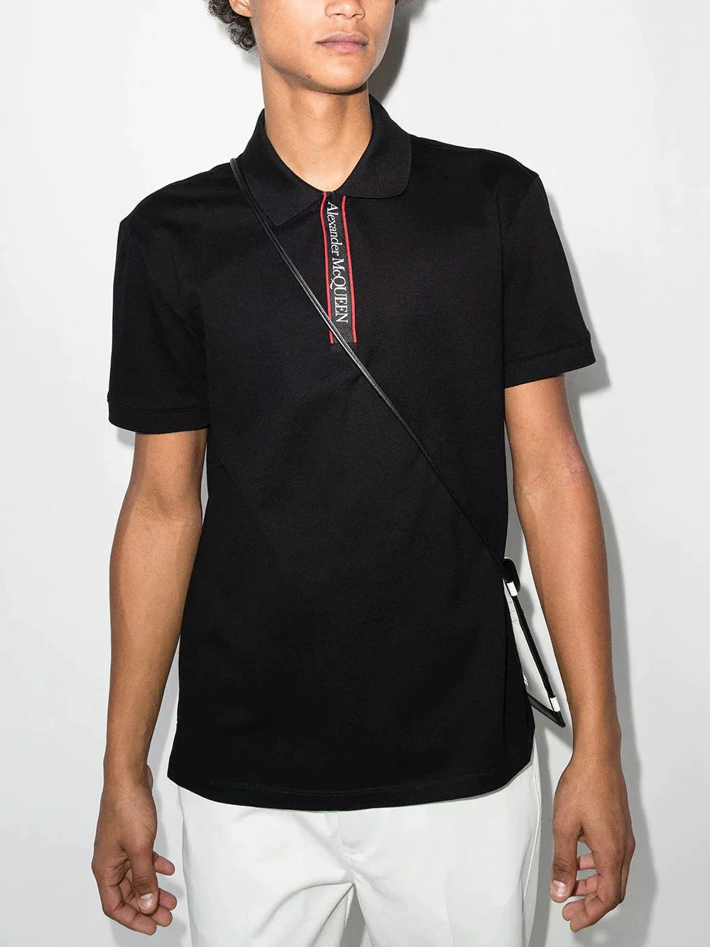 Logo Tape Short Sleeve Polo Shirt