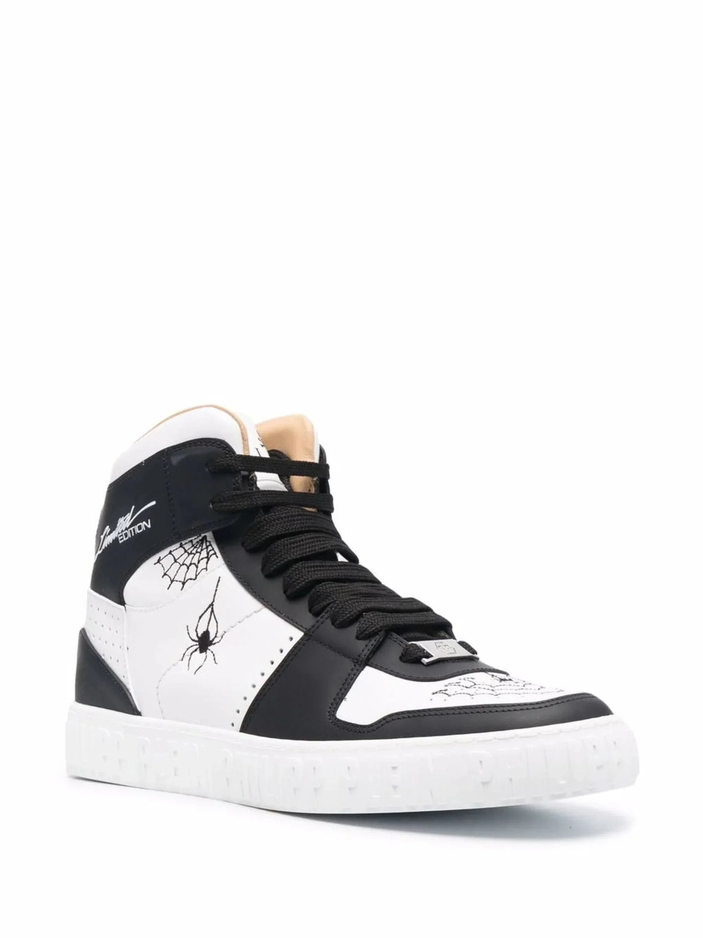 Panelled Spider Print Sneakers
