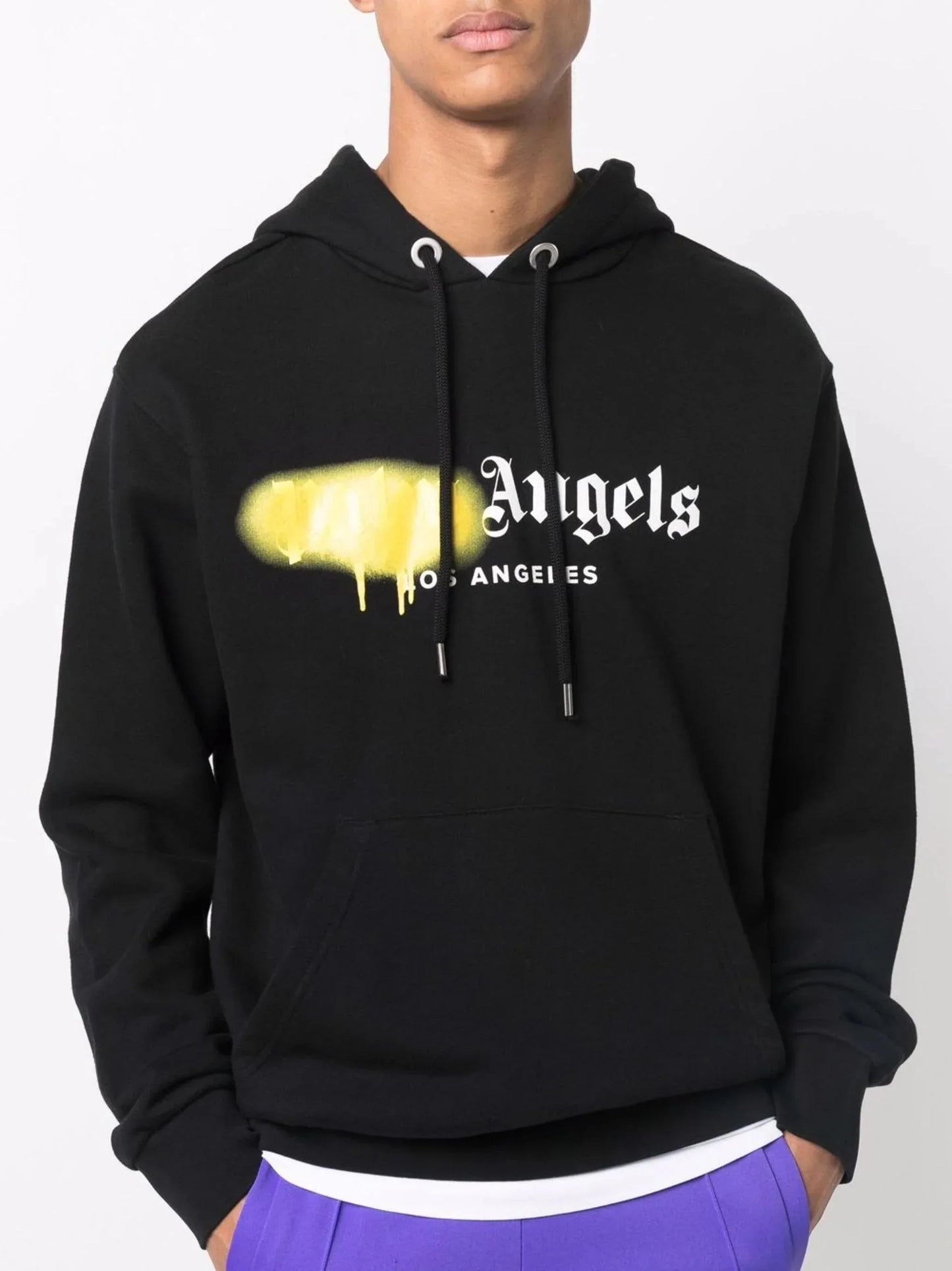 Logo Print Drawstring Hoodie
