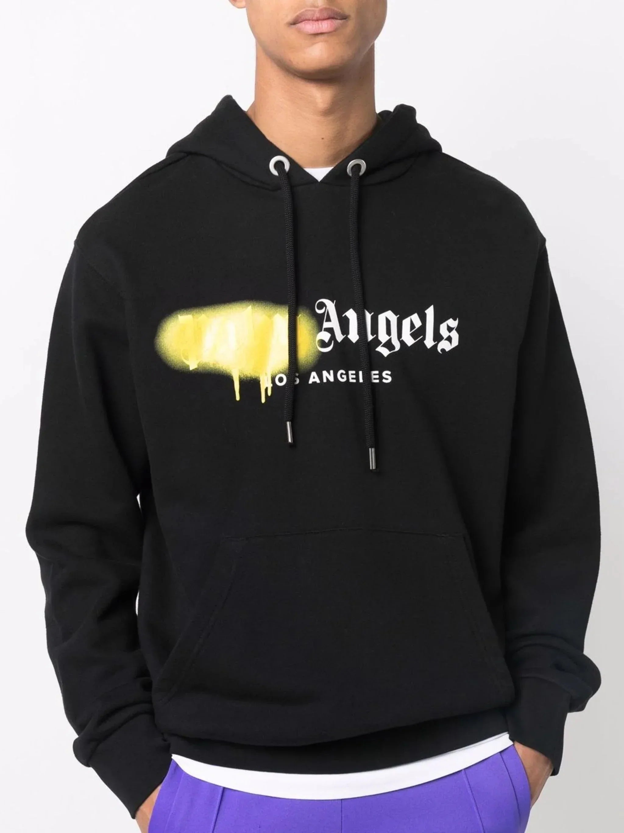 Logo Print Drawstring Hoodie