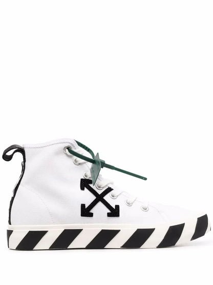 Vulcanized mid-top sneakers
