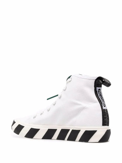 Vulcanized mid-top sneakers