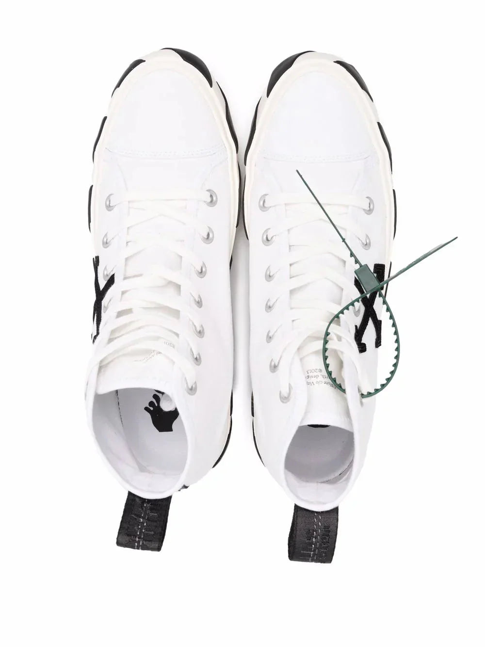 Vulcanized mid-top sneakers