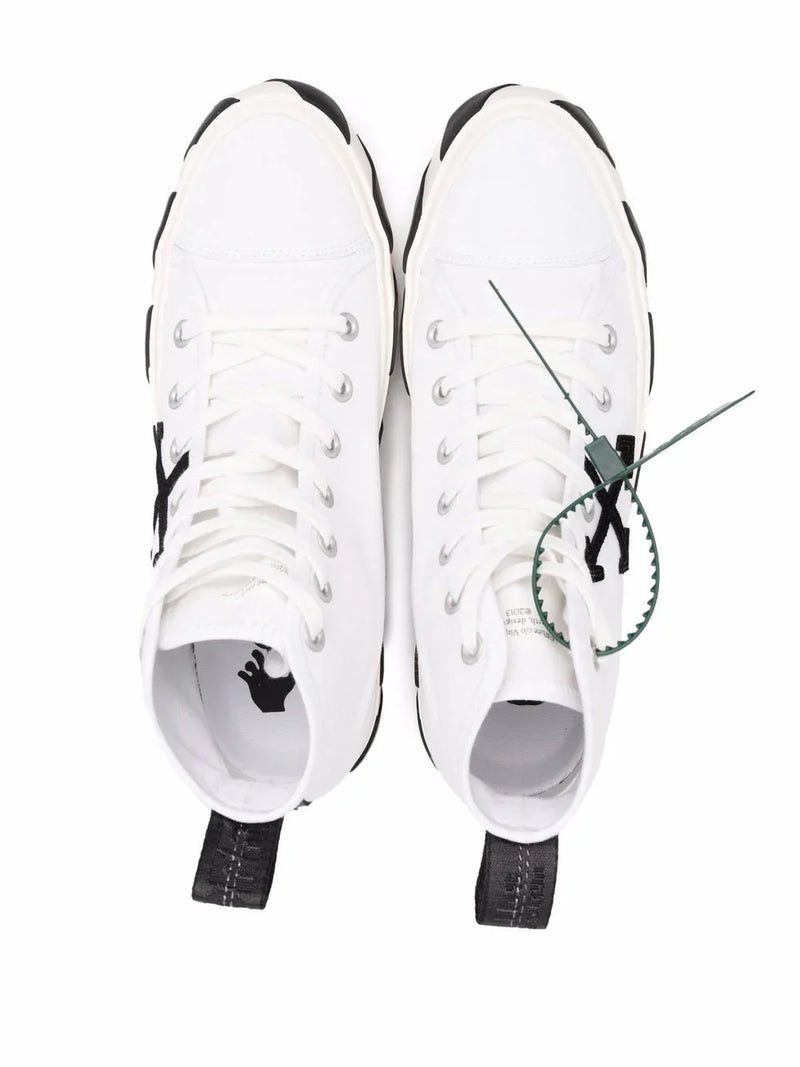 Vulcanized mid-top sneakers