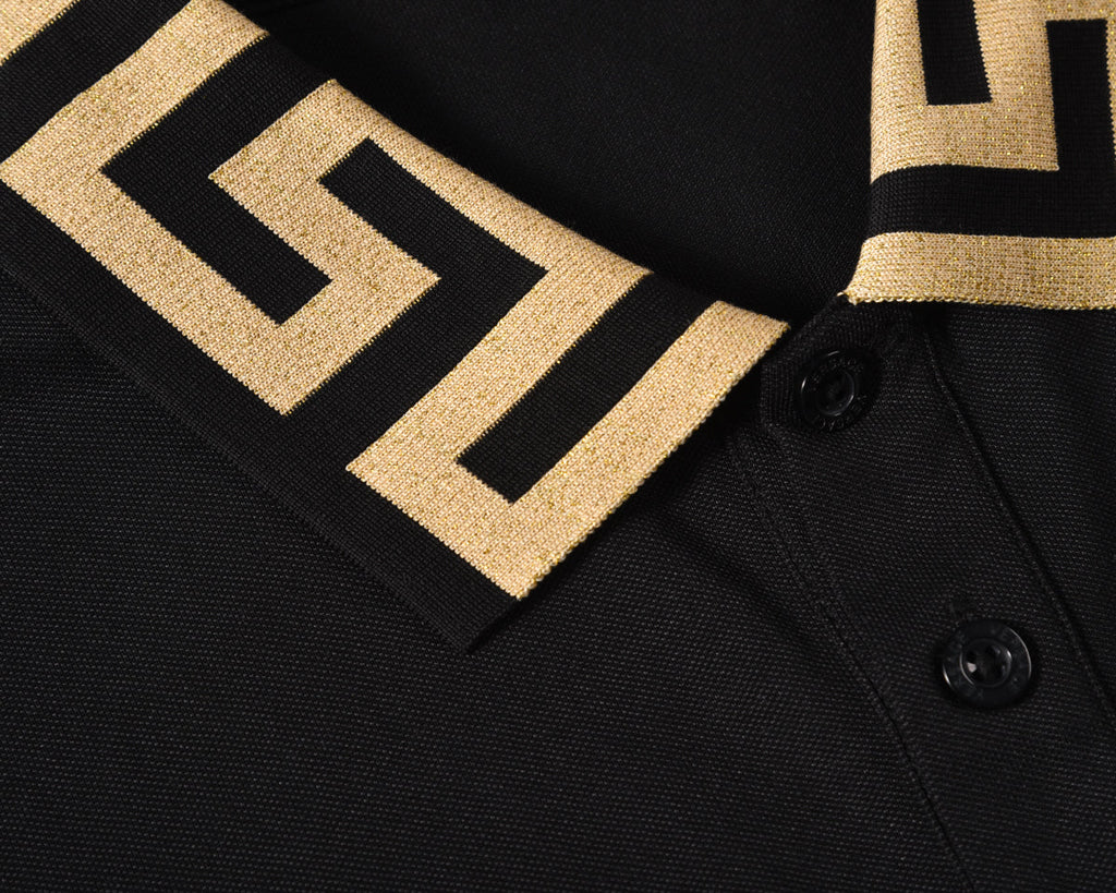 Embellished Collar Polo Shirt