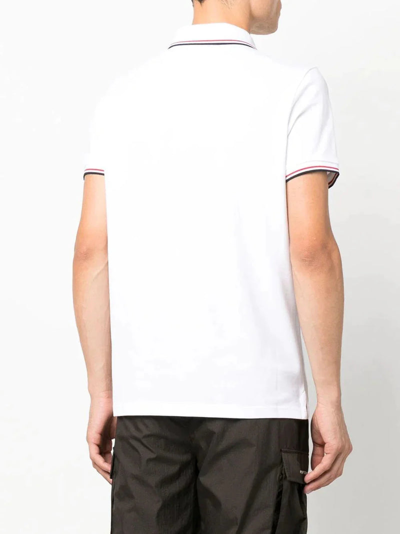 Logo Patch Short Sleeve Polo Shirt