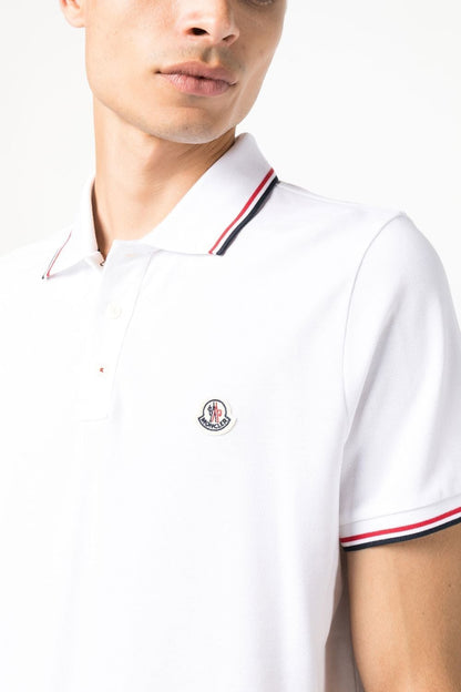 Logo Patch Short Sleeve Polo Shirt
