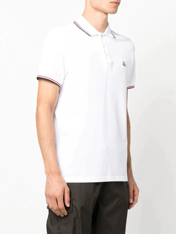 Logo Patch Short Sleeve Polo Shirt