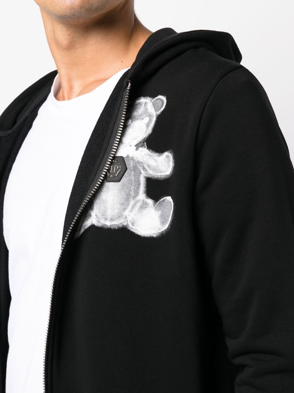 Teddy Print Hooded Tracksuit