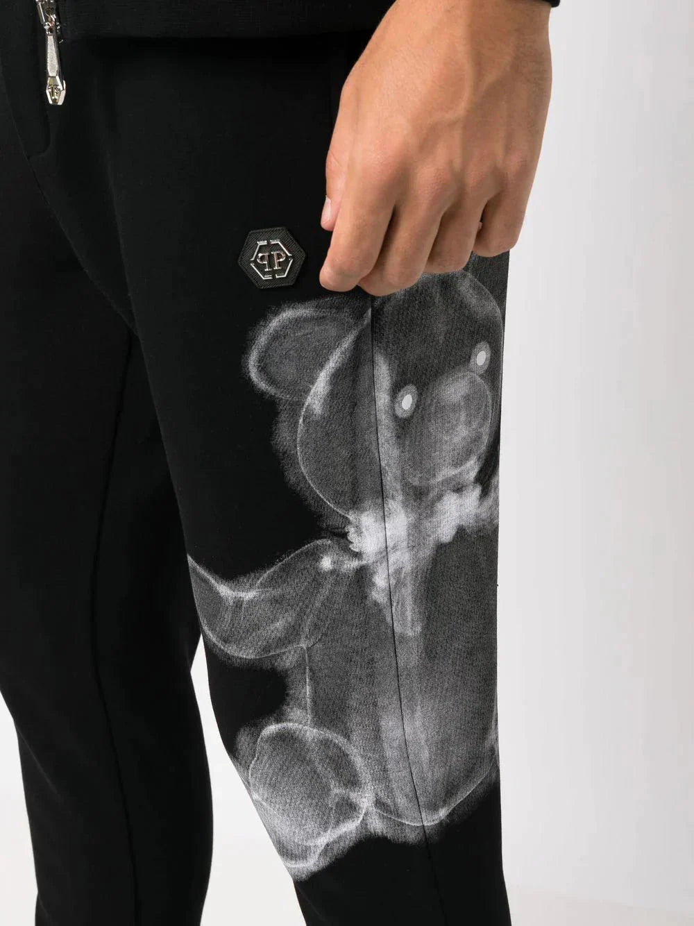 Teddy Print Hooded Tracksuit