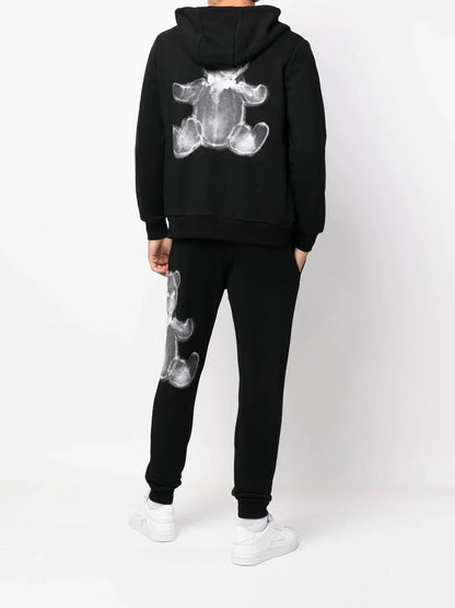 Teddy Print Hooded Tracksuit