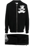 Teddy Print Hooded Tracksuit