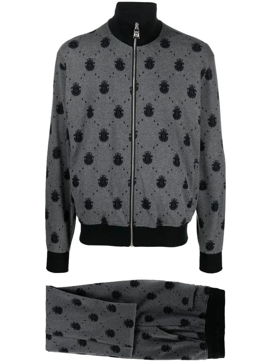 Logo-print track suit set