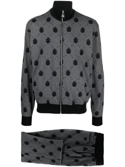 Logo-print track suit set