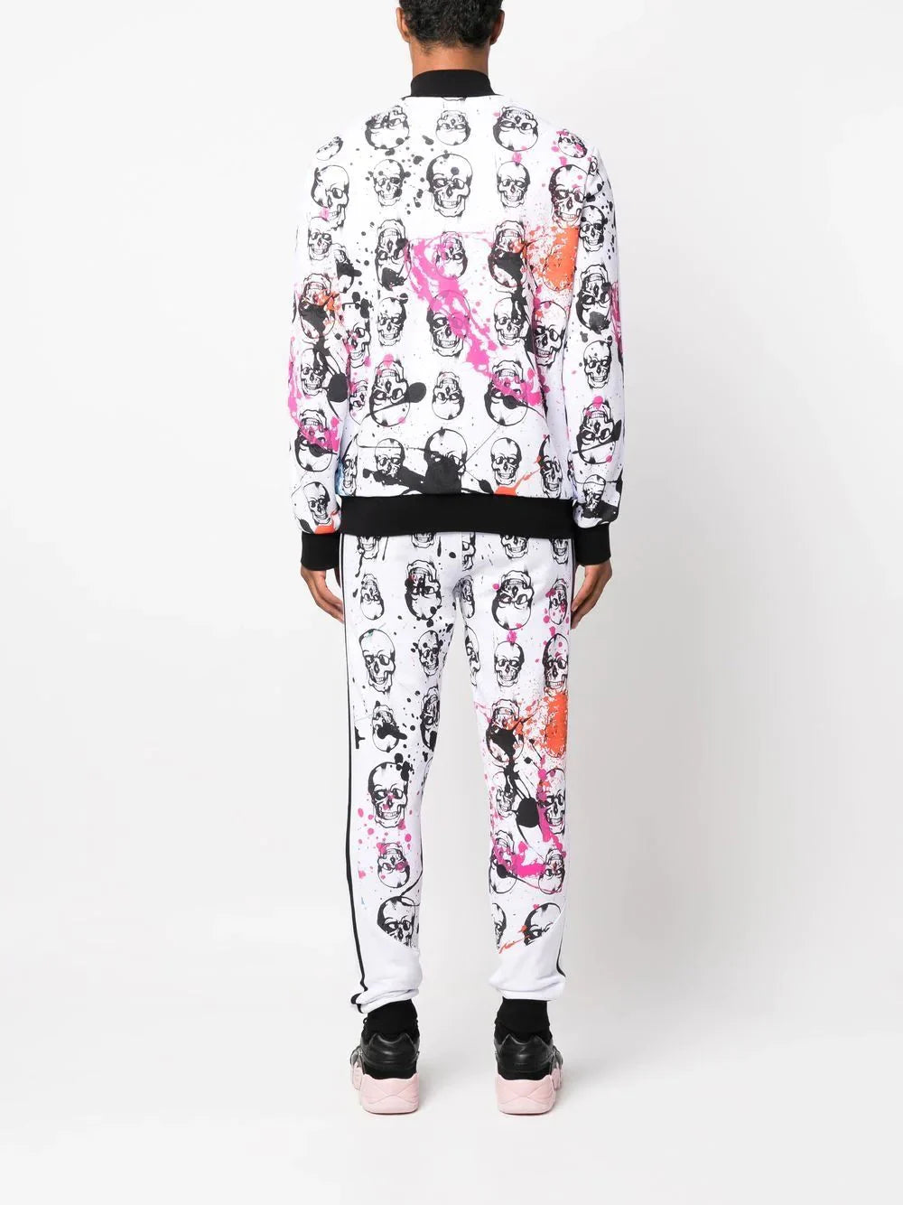 Skull Print Tracksuit Set
