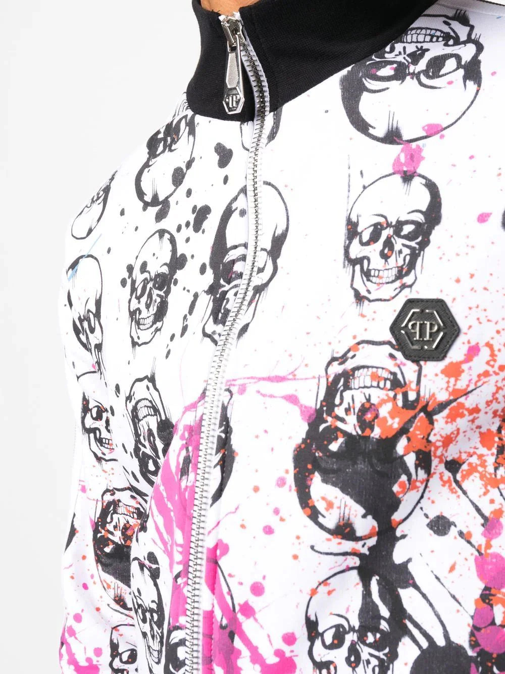 Skull Print Tracksuit Set