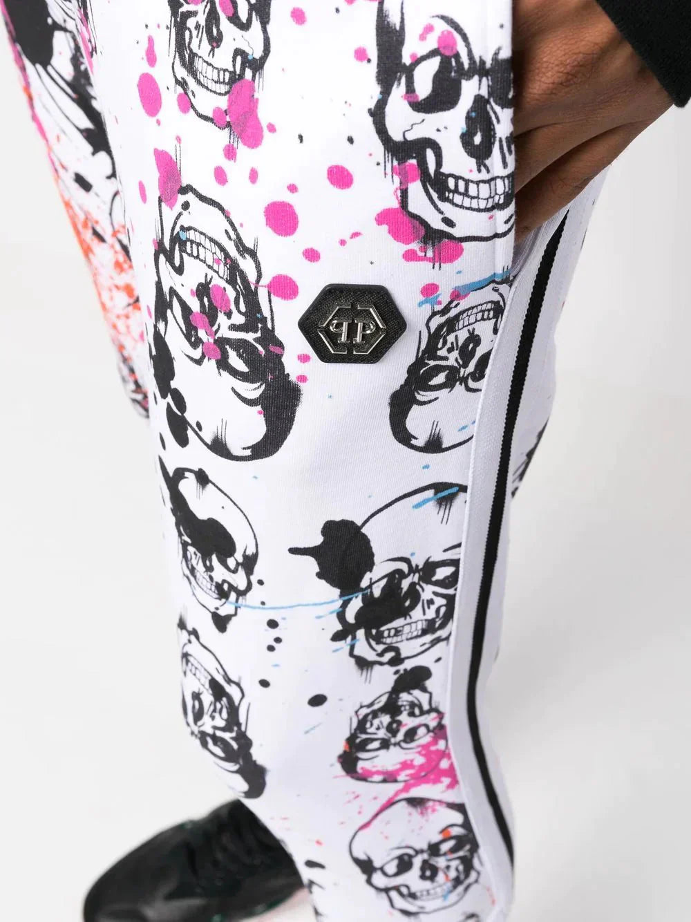 Skull Print Tracksuit Set