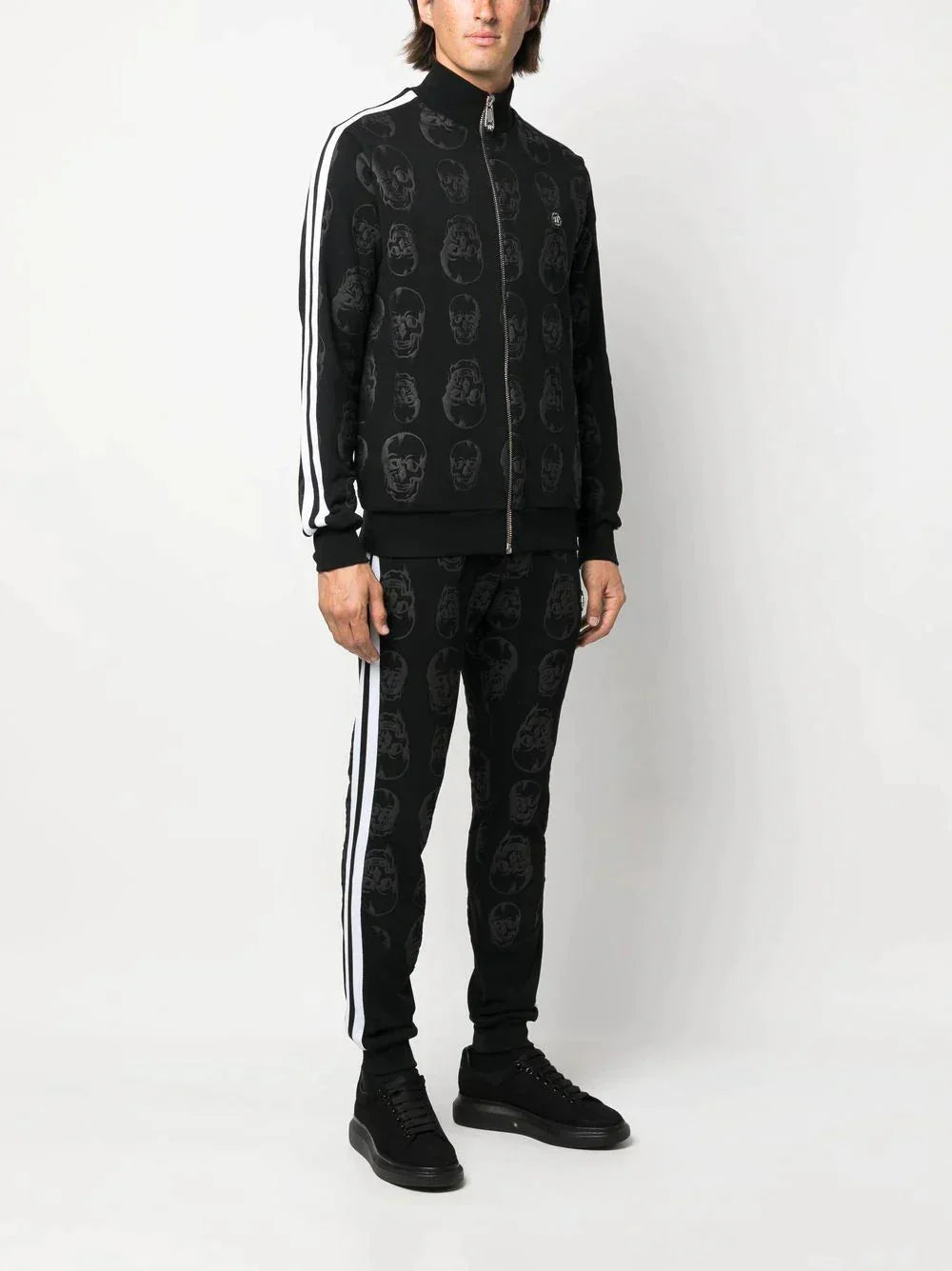 Skull Print Tracksuit Set