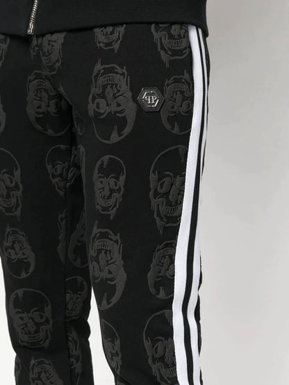 Skull Print Tracksuit Set