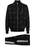 Skull Print Tracksuit Set