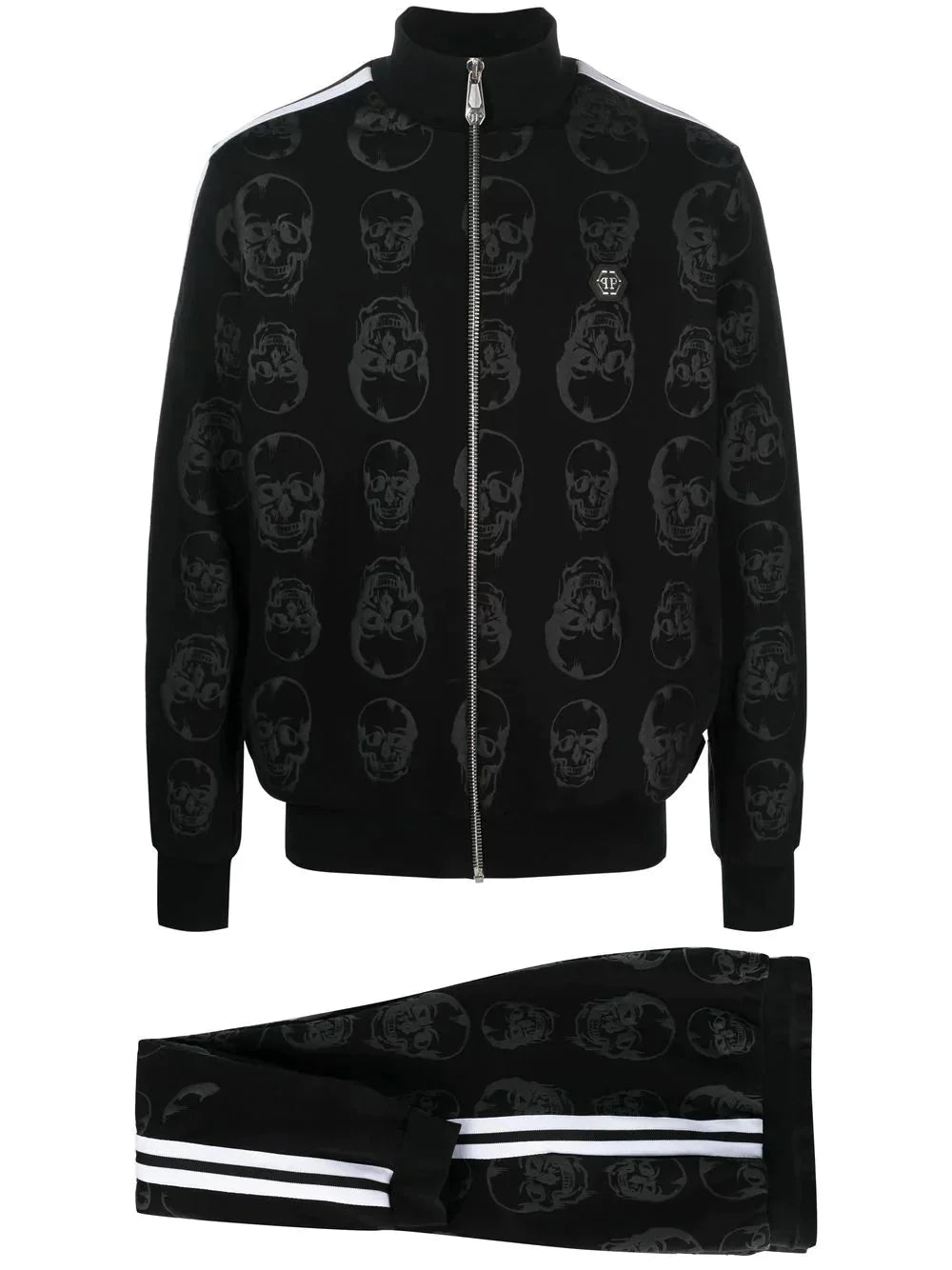 Skull Print Tracksuit Set