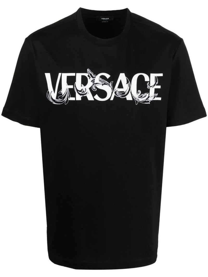 Barocco Silhouette logo-print T-Shirt
