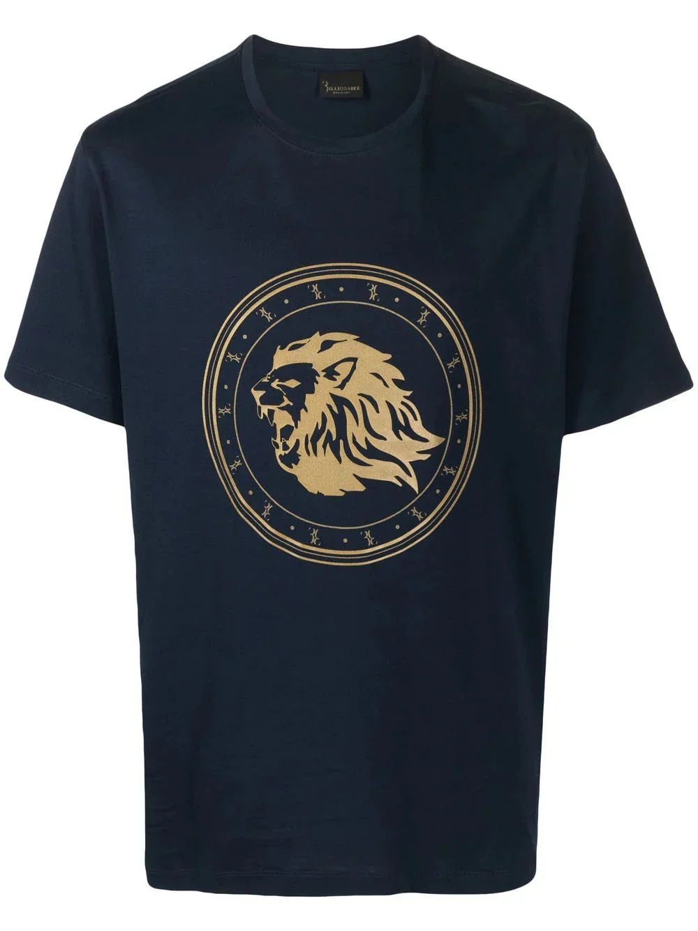 Flocked-logo short-sleeved T-shirt