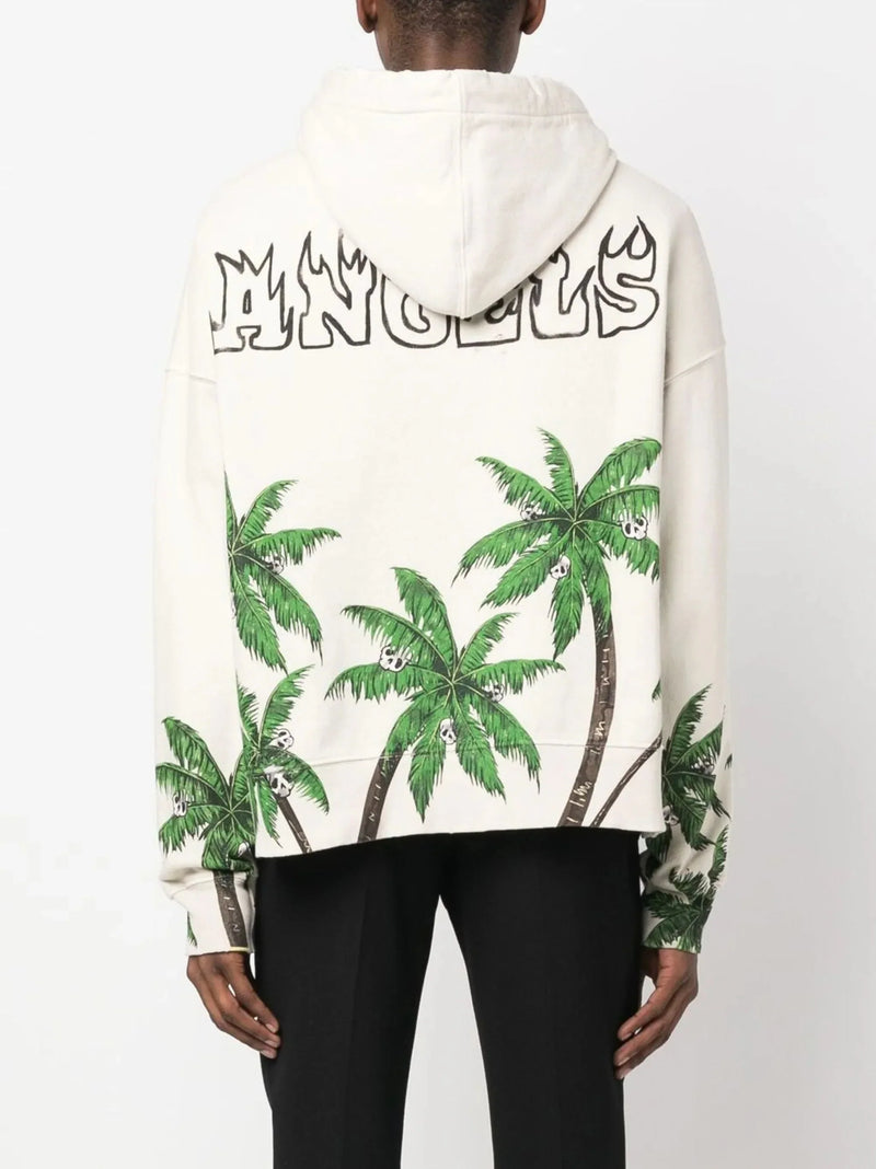 Logo Print Long Sleeve Hoodie