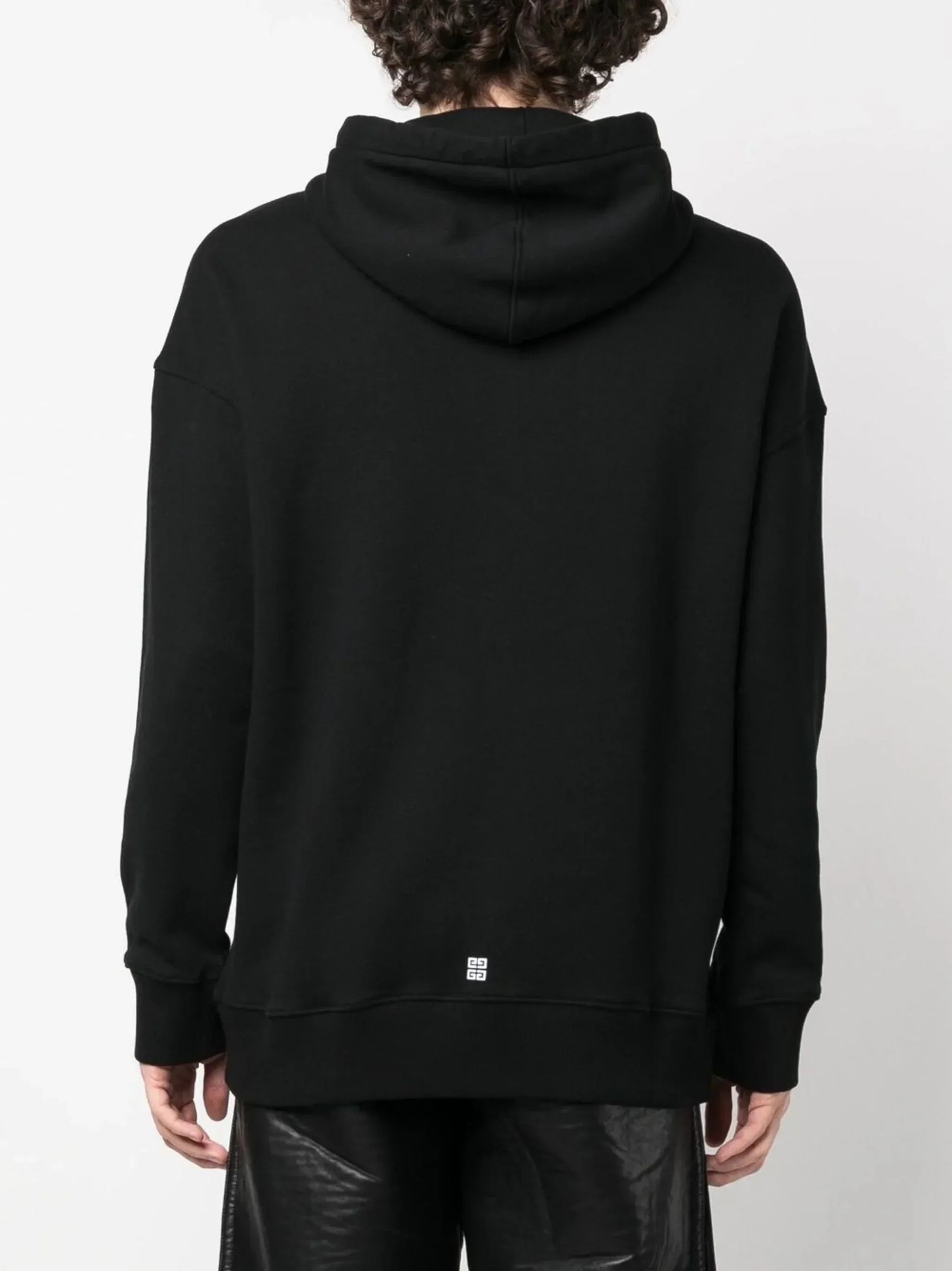 Logo Print Drawstring Hoodie