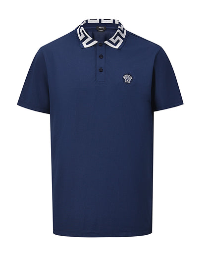 Embellished Collar Polo Shirt