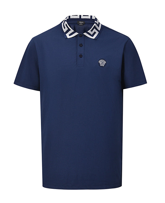 Embellished Collar Polo Shirt