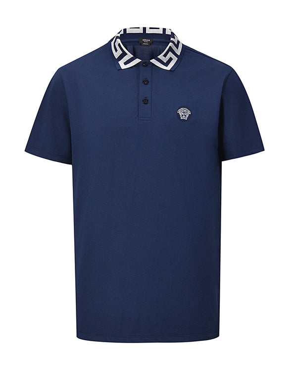 Embellished Collar Polo Shirt