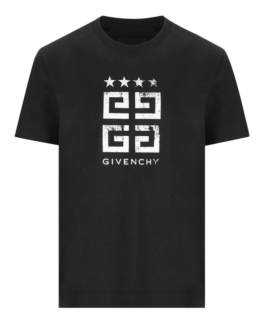 4G Logo Printed Crewneck T-Shirt