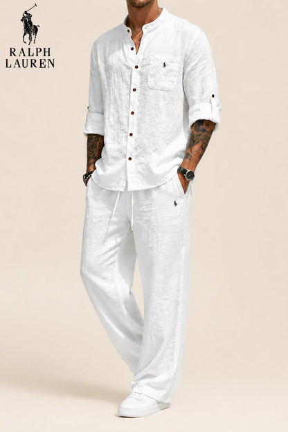 RL™ | Men's Linen-Cotton Casual Two-Piece Set