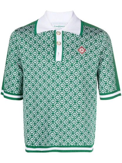 Monogram Jacquard Polo Shirt