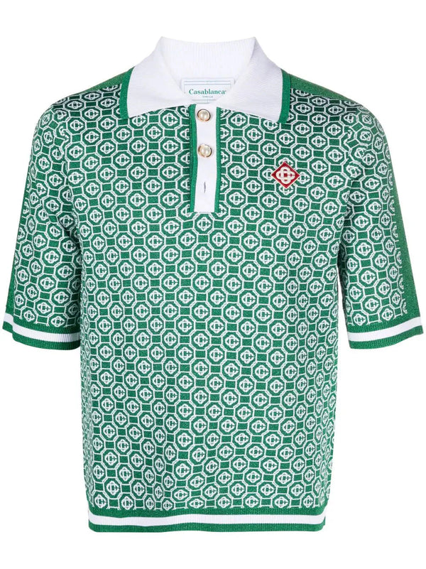 Monogram Jacquard Polo Shirt