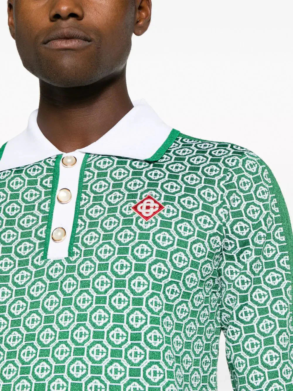 Monogram Jacquard Polo Shirt