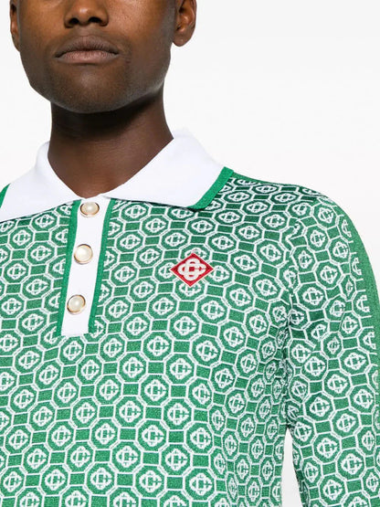 Monogram Jacquard Polo Shirt