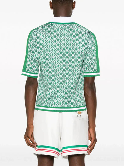 Monogram Jacquard Polo Shirt