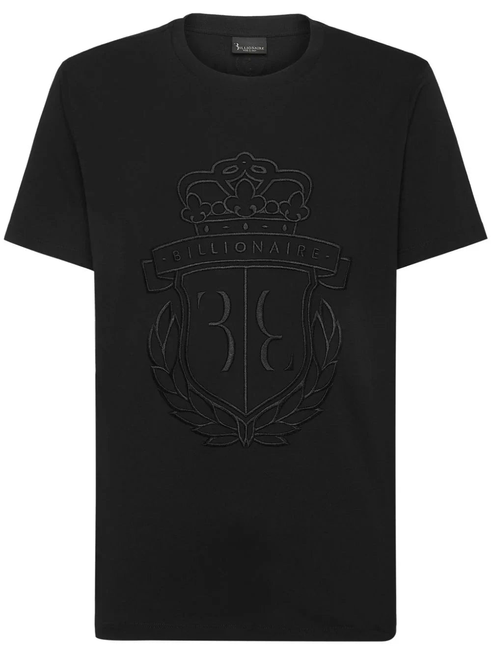 Logo-embroidered cotton T-shirt