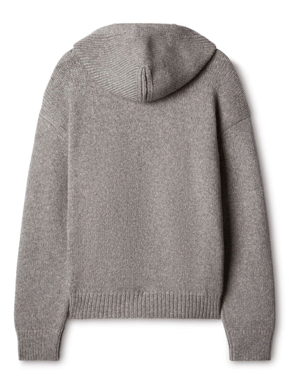 Arrows Motif Wool Hoodie