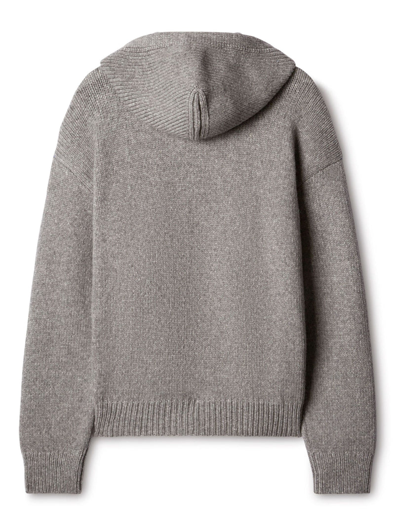 Arrows Motif Wool Hoodie