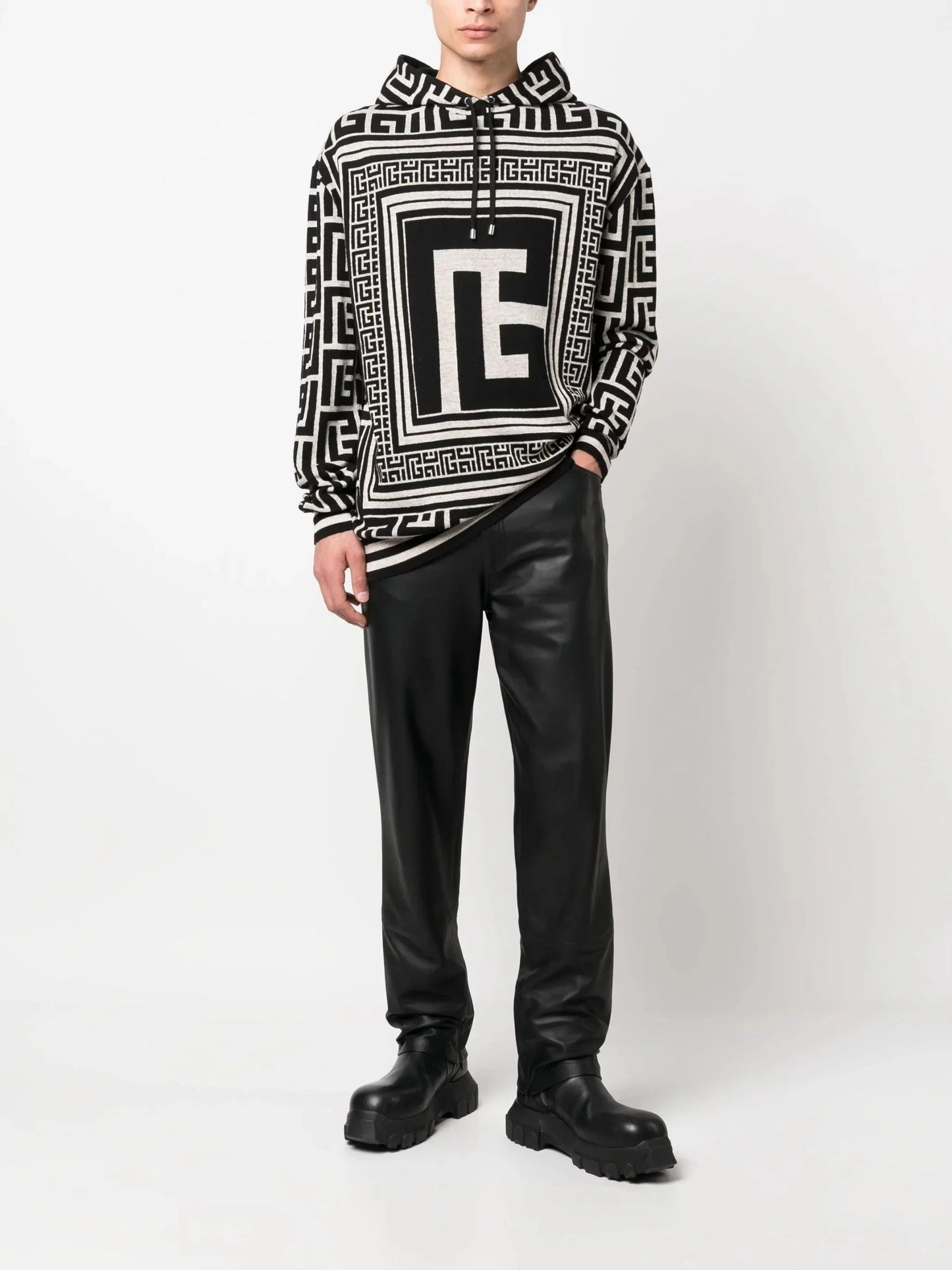 Maxi Monogram Jacquard Hoodie