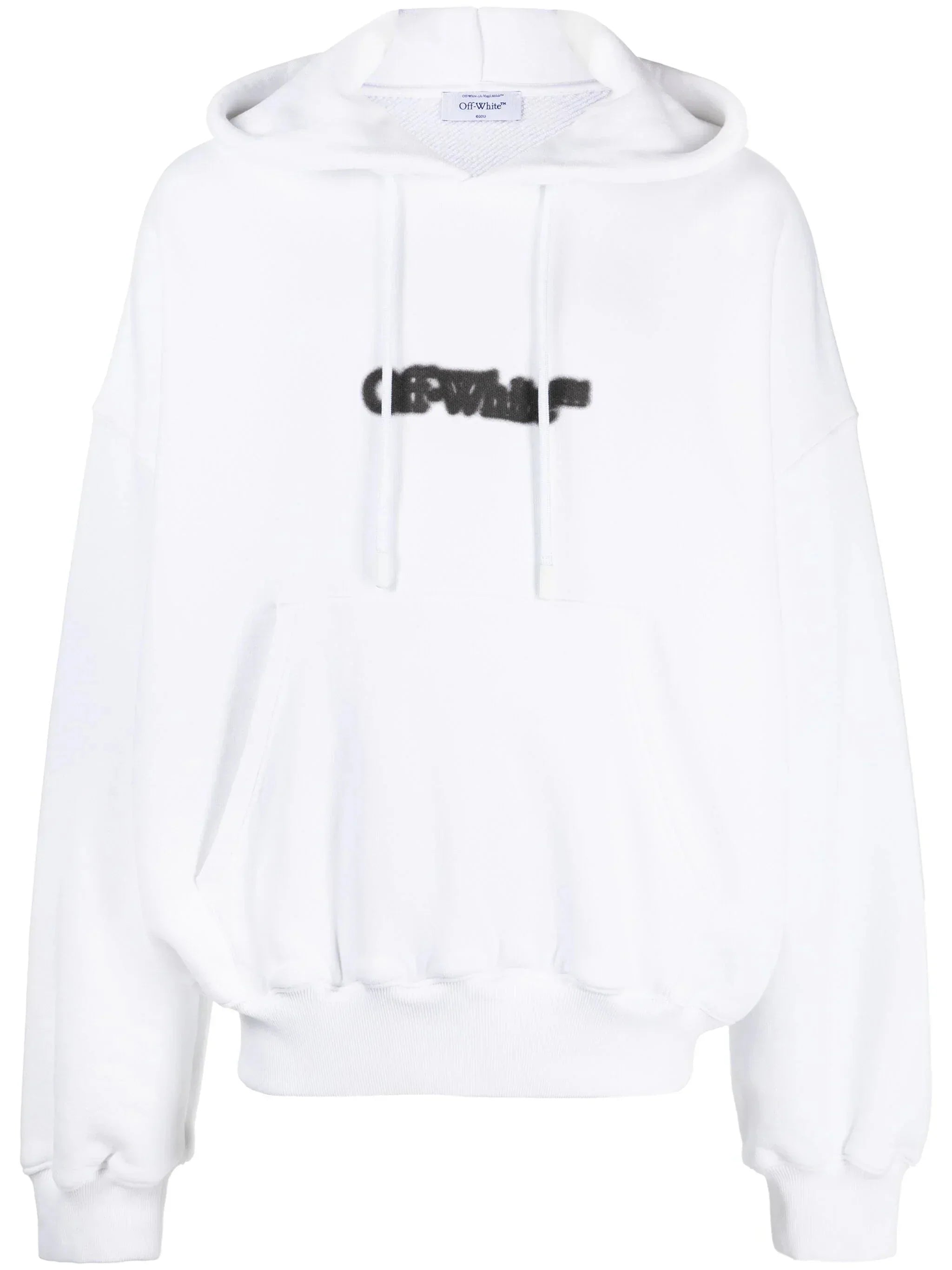 Logo Print Drawstring Hoodie