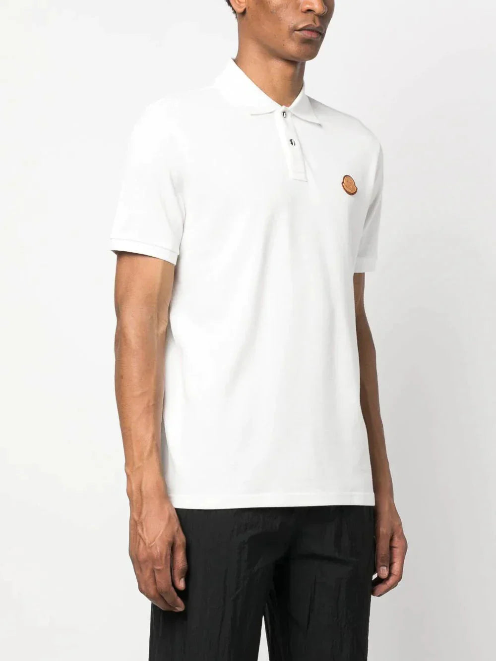 Logo Patch Cotton Polo Shirt