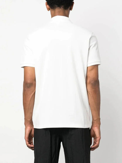 Logo Patch Cotton Polo Shirt