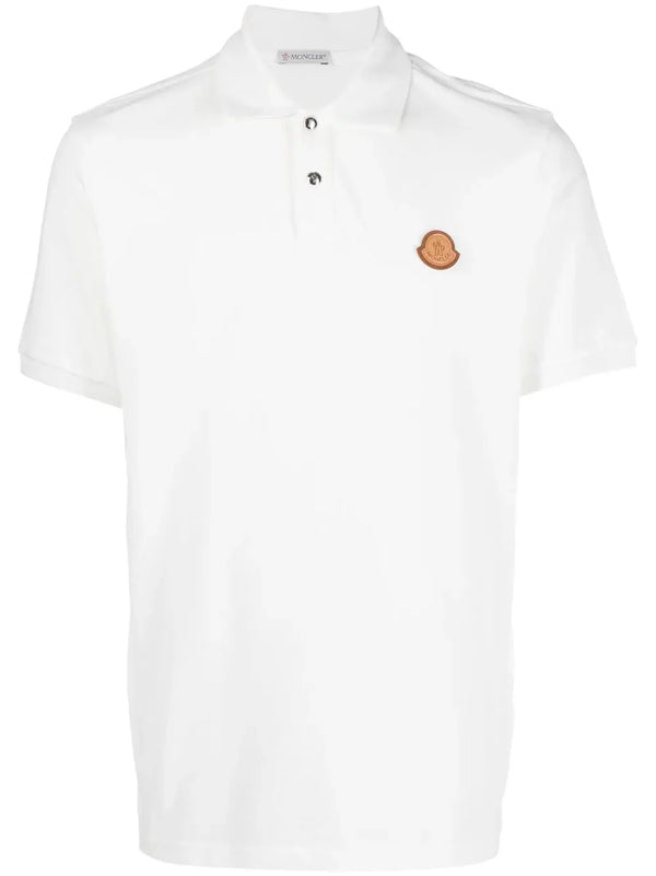 Logo Patch Cotton Polo Shirt