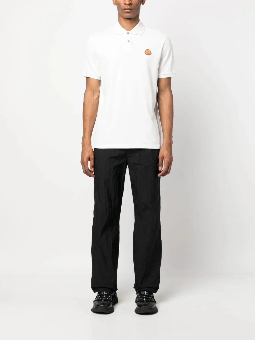 Logo Patch Cotton Polo Shirt